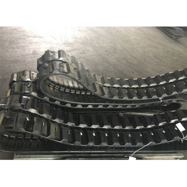 Yanmar Vio45-6b Vio30-6b Excavator Rubber Tracks 400 * 75.5 * 74mm With Low Noise