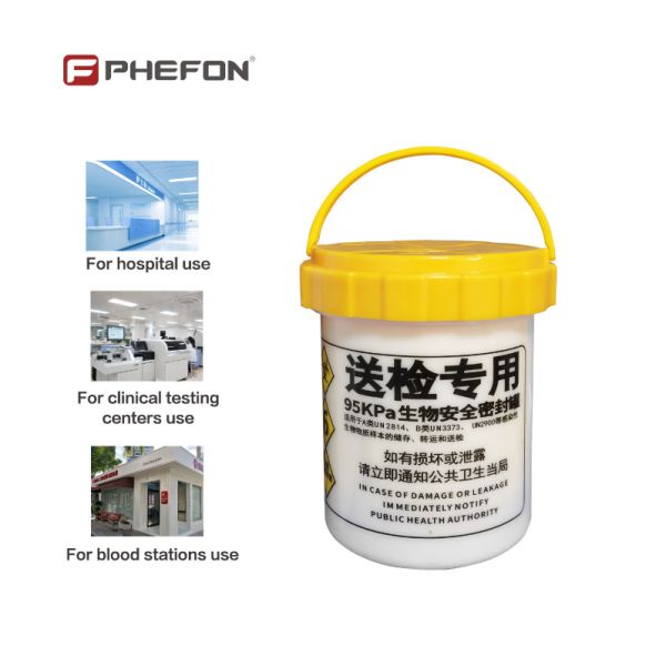 16cm Height UN2814 Box With 12-20 Laboratory Tube Capacity