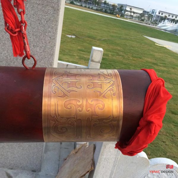 Ancient Well-Like Appearance Large-Scale Bronze Bell Cast with Integrated Craftsmanship