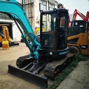SK55SR Crawler Excavator Kobelco 5ton Mini Digger with Rubber Track Shoes in