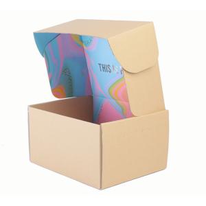 Corrugated Cardboard Boxes With Double Side Printing Design For Shipping