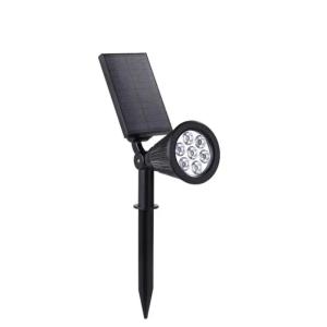 110lm/W Solar Powered Lawn Lights Rgb Color Changing Short Pole Yard Landscape