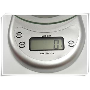 Silver High Precision Kitchen Scale 185x136x45MM With Lightweight Design