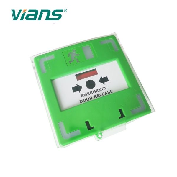Quality Triple Poles Indicators Emergency Break Glass Door Release Switch Green wholesale