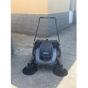 Pure Electric Hand Push Sweeper Machinne With Cabin