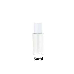 Custom PET Plastic Cosmetic Bottle 80ml with Screw Cap
