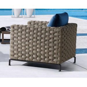 Rope Sofa Set Weather Resistant UV Resistant Durable For Gardens Courtyards