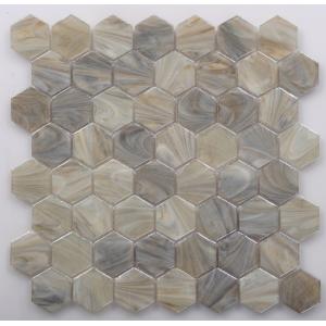 Latest Glazed Mosaic Tile with Hexagon Shape