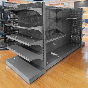 Cold Rolled Steel Retail Supermarket Shelving System With 30-80KG/Layer Load
