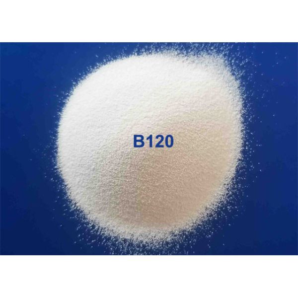 Zirconium Silicate Beads Ceramic Blasting Media B120 63-125μM For Metal Surface