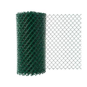 Galvanized Diamond Fence Roll 8Ft 6Ft Cyclone Wire Mesh Chain Link Fence Heat