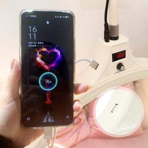 60w Aluminum Tattoo Moon Usb Charging Led Lash Light 360° Rotating Lamp Head For