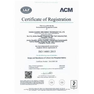 Shenzhen Huaxing New Energy Technology Co.,Ltd Certifications