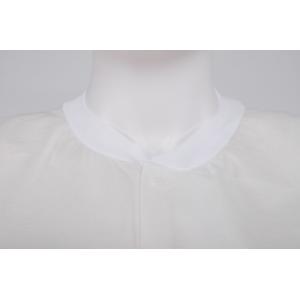 Manufacture supply Disposable SMS White Lab Coat Unisex for Hospital Laboratory