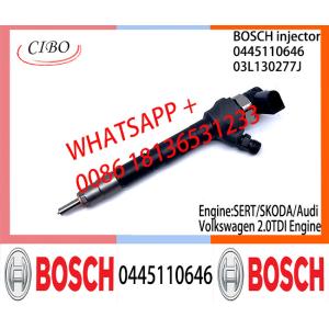 BOSCH 0445110646 03L130277J Common Rail Fuel Injector 0445110646 03L130277J For