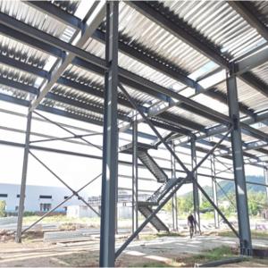 Cheap Fast Build Steel Structure Workshop Galvanized Steel Frame Buildings Customized Size for sale