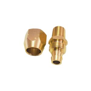 Pneumatics Reusable 3/8" Barb Brass Tube Fitting For 3/8-Inch ID