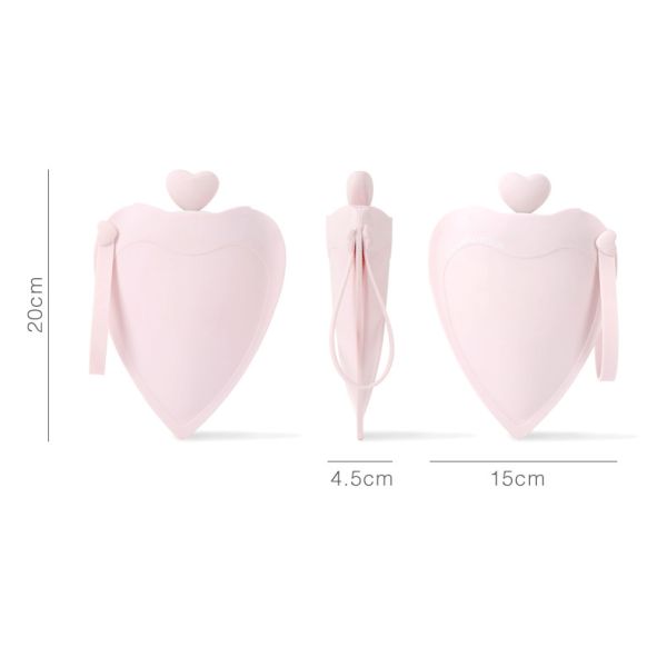 Love Small Silicone Hot Water Bottle Bag With Knited Cover For Pain Relief Waist Back Neck Menstrual Cramps