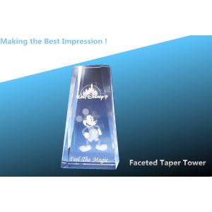 China faceted taper tower corporate awards/CRYSTAL TAPER TOWER AWARD/CRYSTAL CORPORATE TROPHY on sale