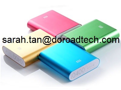 HOT! 10400mAh Portable Power Bank Metal Ultra-thin Charging Power Bank for