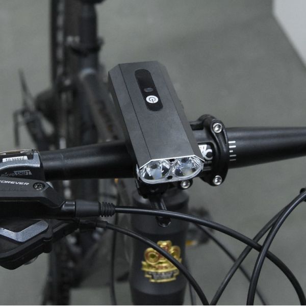 Front Headlight And Free Rear LED Bicycle Tail Light USB Rechargeable Bike Light Set