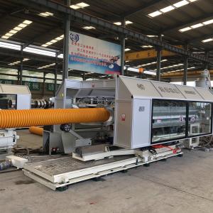 Water Cooling HDPE PE Corrugated Flexible Pipe Machine Making Equipment For