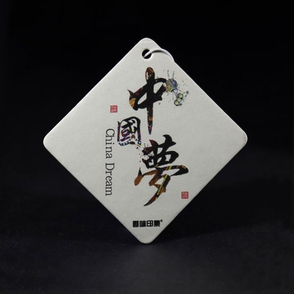 Quality Hanging Absorbent Cotton Paper Air Freshener Both Sides Printing wholesale