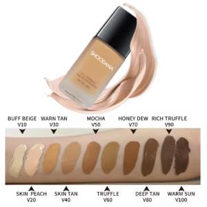 Vegan Full Coverage Liquid Foundation Private Label Waterproof Mineral Makeup