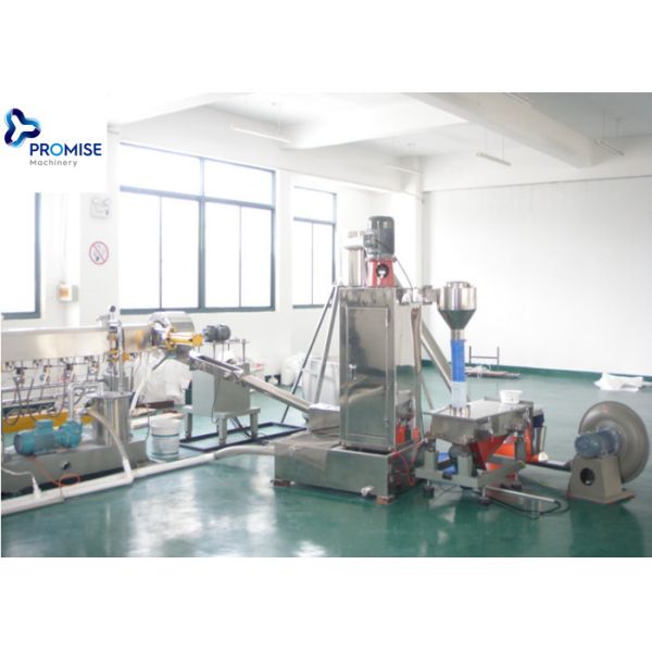 Quality PET Plastic Pelletizing Machine , Twin Screw Extruder Strap Making Machine wholesale