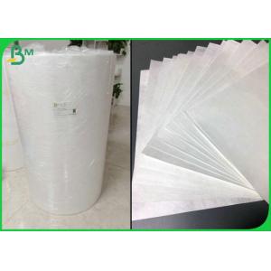 1057D 1073D White Color Fabric Paper Roll For Paper Watch Making