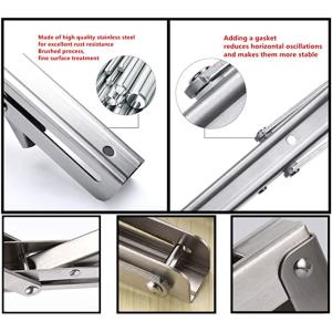 Customized Space Saving Collapsible Shelf Bracket for Bench Table Fold