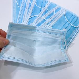 Ear Hanging 3 Ply Disposable Face Mask Odorless Without Skin Irritation