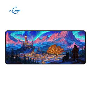 Over Locked Edge Waterproof Fabric Gaming Mat for Desktop Keyboard Stocked and