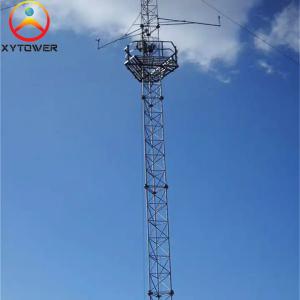 High Quality Steel Pipe Telecommunication Guyed Tower with Antenna Bracket