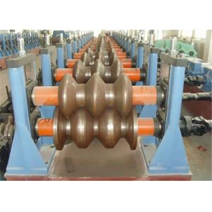 Two Waves Highway Guardrail Roll Forming Equipment 75mm Roller Axis GCR15 Roller