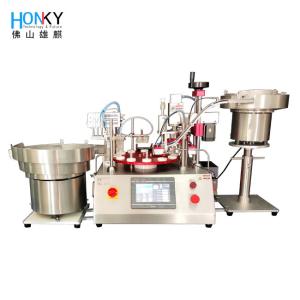 Reagent Virus Sampling Tube Vial Filling And Capping Machine With Small Volume