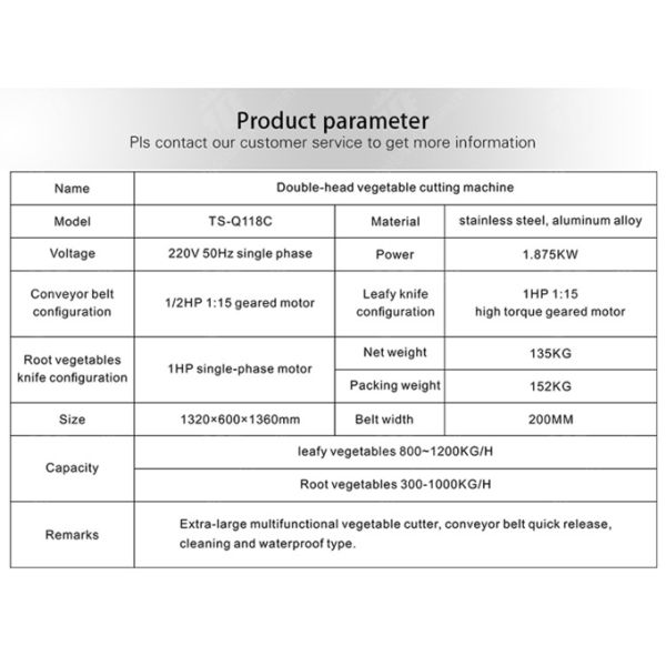 Double head vegetable cutting machine papaya chieh qua pumpkin wax gourd Ginger Potato Carrot radish Taro Sweet potato Yam onion Greens Lettuce Cao