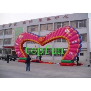 Cheap Sewn Structure Inflatabl Arch For Wedding Water Proof / Fire Retardant for sale