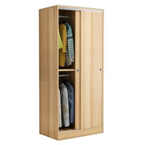 Cheap Laminated Particle Board Wardrobe Cabinets White Sliding Door Wardrobe for sale