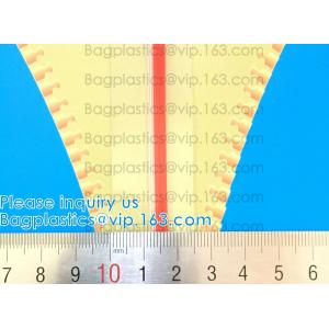 Vacuum String Horizontal Slider Flange Press Waterproof Easy Tear Zipper Slider