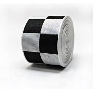 Polyester Jacquard Ribbon Bag Strap Factory Customizable 3.8cm Two-Color Black
