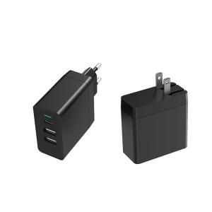 3 ports usb wall mobile adaptor PD 45W smart power delivery laptop quick charger