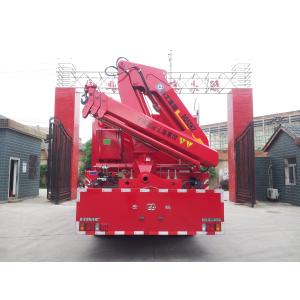 Heavy Duty Emergency Rescue Fire Truck 177kw 4x2 Euro 4 With 5T Crane