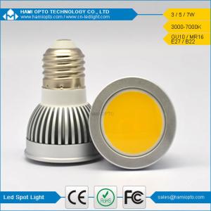 Cheap E27 led spot light cob 3 watts warm white for sale