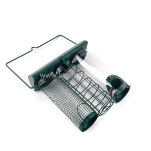 Multifunction Hanging Wild Bird Feeder 3 In 1 Iron Art With High Seed Capacity