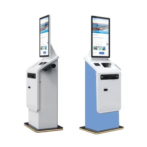 Crtly 32 Inch Kiosk Payment Terminal With Cash And Card Payment , Car Wash