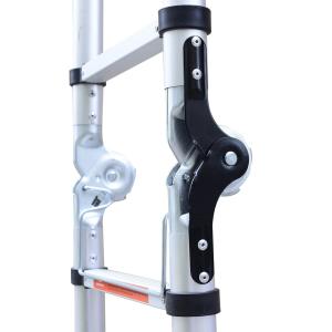 Rust Proof Foldable 5m Aluminium Telescopic Extension Ladder