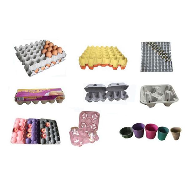 Automatic Pulp Moulding Egg Tray Machine with 6 Layer Drying Lines 3000pcs Per Hour