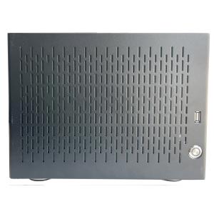 6 Bay Household NAS Storage Server Chassis with Black Aluminum Alloy Panel
