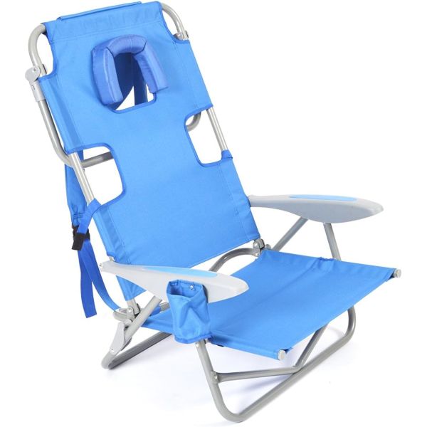 Quality Portable Adjustable Folding Beach Chairs Outdoor Lawn Lounge Reclining Chair Recliners Pillows for Patio,Poolside wholesale